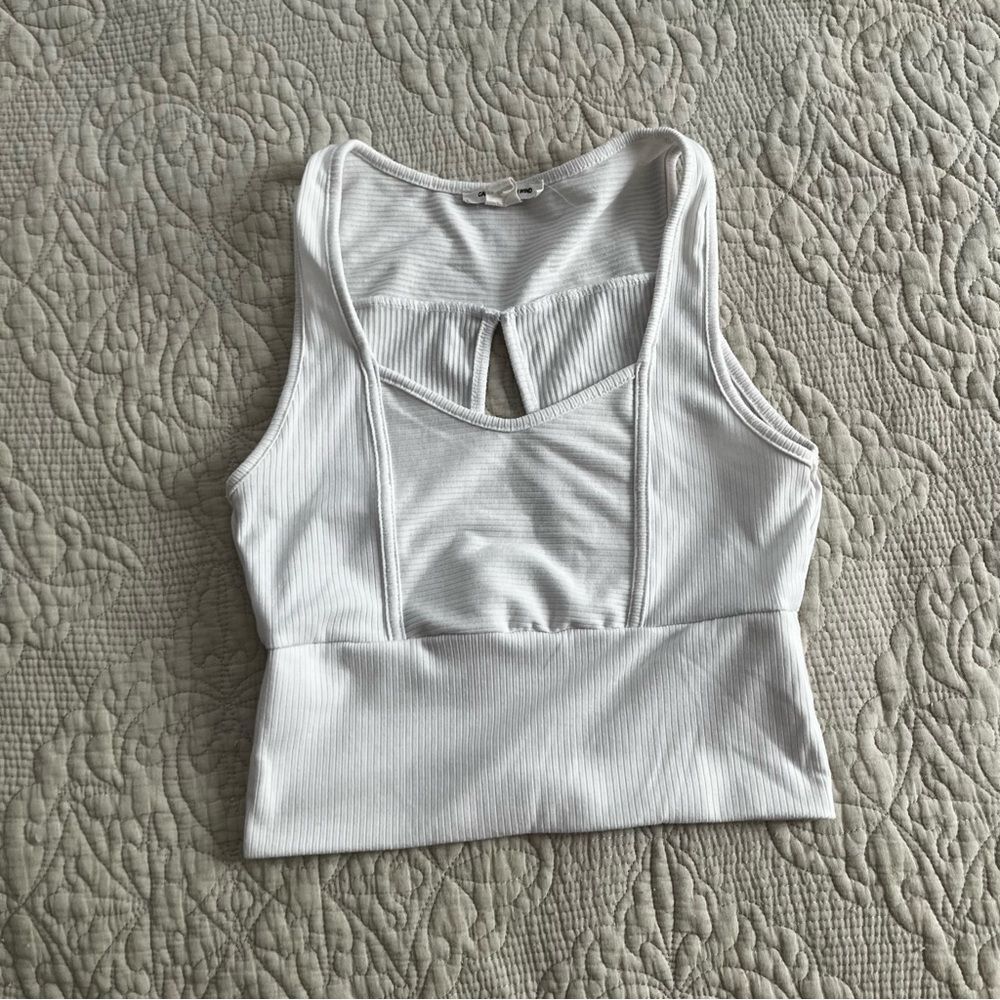 Caution to the Wind white tank size small